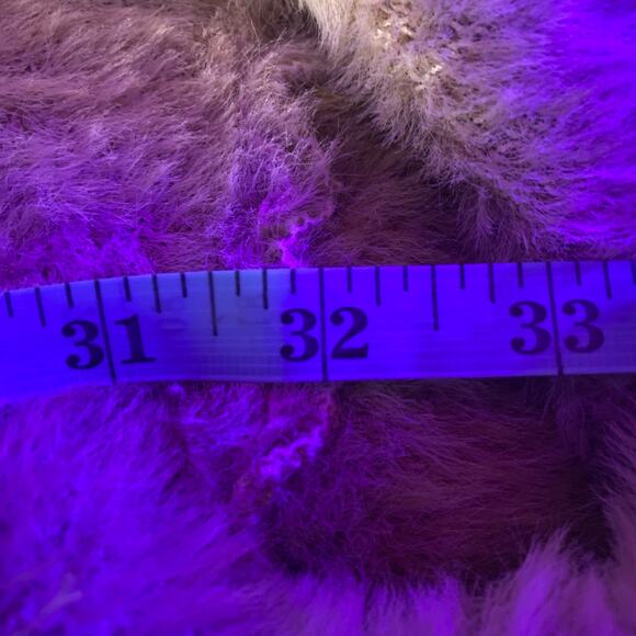 &Merci Colorblock Oversized Fuzzy Open Front Cardigan, Size L - Soft Cozy Knit - Picture 6 of 7